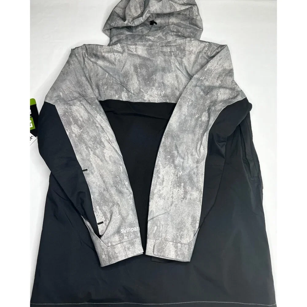DC Command 45K Mens Jacket Sympatex Waterproof Hooded Gray/Black Size Medium - Picture 11 of 15